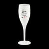 Glazen|Ygo Champagneglas LOVE IS IN THE AIR 100ml Wit