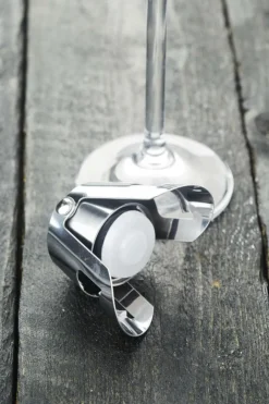 Aperitief & Wijn|Ygo Champagnestop RVS