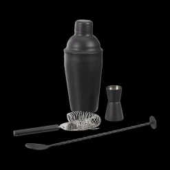 Aperitief & Wijn|Ygo Cocktailset COCKTAIL 4Del. Zwart