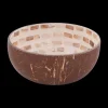 Servies|Ygo Cocosbowl NOYA Brown Mosaic Circle