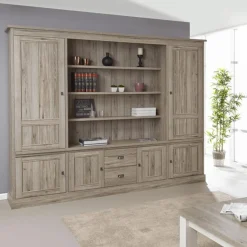 Wandrekken|Ygo Combikast COTTON Kristal Eik Licht Bruin B259