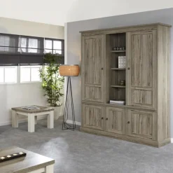 Wandrekken|Ygo Combikast COTTON Kristal Eik Licht Bruin B171