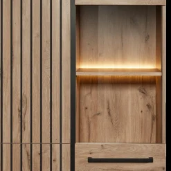 Vitrinekasten|Ygo Combikast KENZO Canyon Oak B108