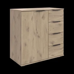 Ladekasten & Commodes|Opbergkasten|Ygo Commode BJORNE BLACK/A 1D-4L