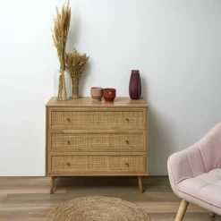 Commodes|Ygo Commode CANNA 3L Naturel B90