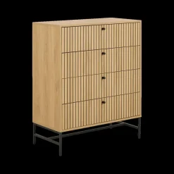 Ladekasten|Ygo Commode FIEBE 4L Decor Eik B81