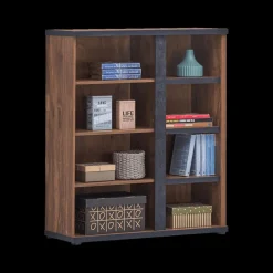 Ladekasten & Commodes|Opbergkasten|Ygo Commode MATHIS Acacia/Black Concrete