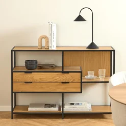 Consoles|Ygo Console BOKSKAP Wild Oak Assymetrisch B114