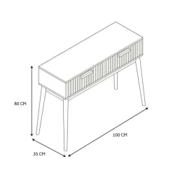 Commodes|Ygo Console CALUNA Naturel B100