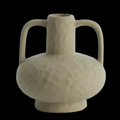 Woondecoratie|Ygo Decovaas ZIRRO Keramiek Mat Olijfgroen