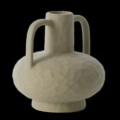 Woondecoratie|Ygo Decovaas ZIRRO Keramiek Mat Olijfgroen