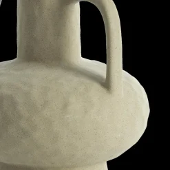 Woondecoratie|Ygo Decovaas ZIRRO Keramiek Mat Olijfgroen