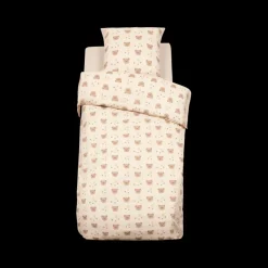 Slaapkamer|Kinderdekbedovertrekken|Ygo Dekbedovertrek BILLIE BEAR 140 Bruin