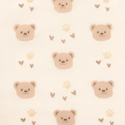 Slaapkamer|Kinderdekbedovertrekken|Ygo Dekbedovertrek BILLIE BEAR 140 Bruin