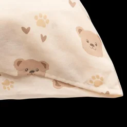Slaapkamer|Kinderdekbedovertrekken|Ygo Dekbedovertrek BILLIE BEAR 140 Bruin