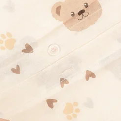 Slaapkamer|Kinderdekbedovertrekken|Ygo Dekbedovertrek BILLIE BEAR 140 Bruin