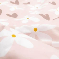 Slaapkamer|Kinderdekbedovertrekken|Ygo Dekbedovertrek BILLIE HART 140 Roze