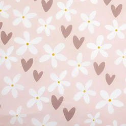 Slaapkamer|Kinderdekbedovertrekken|Ygo Dekbedovertrek BILLIE HART 140 Roze