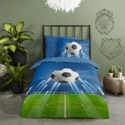 Slaapkamer|Kinderdekbedovertrekken|Ygo Dekbedovertrek GOAL 140x220