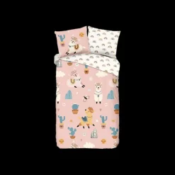 Slaapkamer|Kinderdekbedovertrekken|Ygo Dekbedovertrek LALALA 140x220