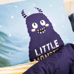Slaapkamer|Kinderdekbedovertrekken|Ygo Dekbedovertrek LITTLE MONSTER 140x220