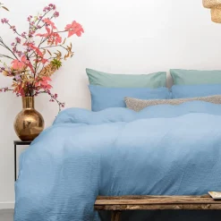 Dekbedovertrekken|Ygo Dekbedovertrek MOUSELINE 240 Blue