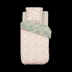 Slaapkamer|Kinderdekbedovertrekken|Ygo Dekbedovertrek PARURE 140 Mint/Roze