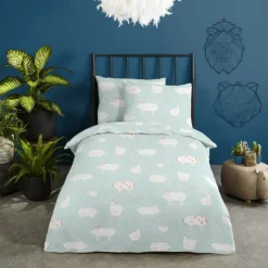 Slaapkamer|Kinderdekbedovertrekken|Ygo Dekbedovertrek PRETTY ZOO 140x220