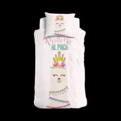 Slaapkamer|Kinderdekbedovertrekken|Ygo Dekbedovertrek PRINCESS AL PACA 140x220