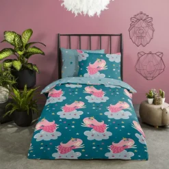 Slaapkamer|Kinderdekbedovertrekken|Ygo Dekbedovertrek PRINCESSE 140x220