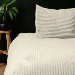 Dekbedovertrekken|Ygo Dekbedovertrek RIBBE 140 Beige