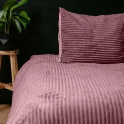 Dekbedovertrekken|Ygo Dekbedovertrek RIBBE 140 Oud-Roze