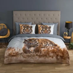 Dekbedovertrekken|Ygo Dekbedovertrek TIGER 240x220