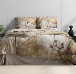 Dekbedovertrekken|Ygo Dekbedovertrek WATER FLOW 200 Zand