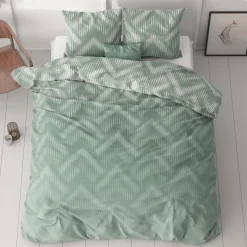 Dekbedovertrekken|Ygo Dekbedovertrek WAVEY 240 Groen
