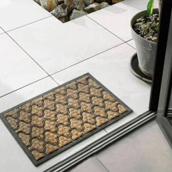 Tapijten|Ygo Deurmat ERWA Rechthoek 60x40 Kokos/Rubber