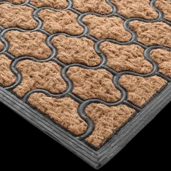 Tapijten|Ygo Deurmat ERWA Rechthoek 60x40 Kokos/Rubber