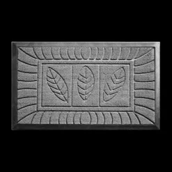 Tapijten|Ygo Deurmat FEUILLI Rechthoek 75x45 Grijs