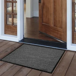 Tapijten|Ygo Deurmat JURIA Rechthoek 80 Anti-Stof Grijs