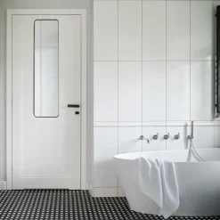 Spiegels|Spiegels|Ygo Deurspiegel IFRIAM RH Afgerond Zwart