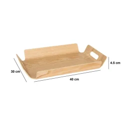 Tafelaccessoires|Ygo Dienblad STRAPHI Hout Naturel L