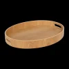Tafelaccessoires|Ygo Dienblad STRAPHI Ovaal Hout Naturel