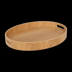 Tafelaccessoires|Ygo Dienblad STRAPHI Ovaal Hout Naturel