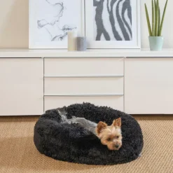 Kussens En Manden|Ygo Dierenkussen WOEZEL Rnd S Zwart