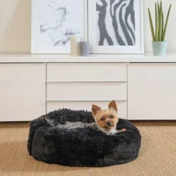 Kussens En Manden|Ygo Dierenkussen WOEZEL Rnd S Zwart