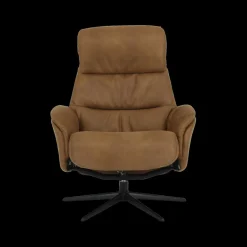 Fauteuils|Ygo Draaifauteuil AGOSTINO Cognac