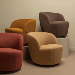 Fauteuils|Ygo Draaifauteuil PIXIE Curry