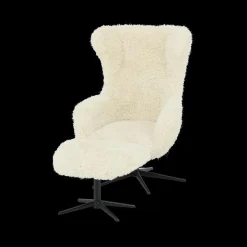 Fauteuils|Ygo Draaifauteuil SEBASTIAN Doodle Cream