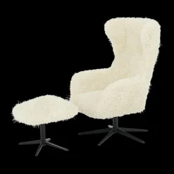 Fauteuils|Ygo Draaifauteuil SEBASTIAN Doodle Cream