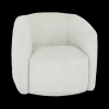 Fauteuils|Ygo Draaizetel SVEA Beige Ribfluweel